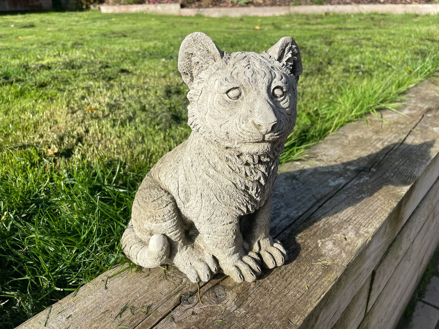 Tiger Cub Statue - Backyard Bliss