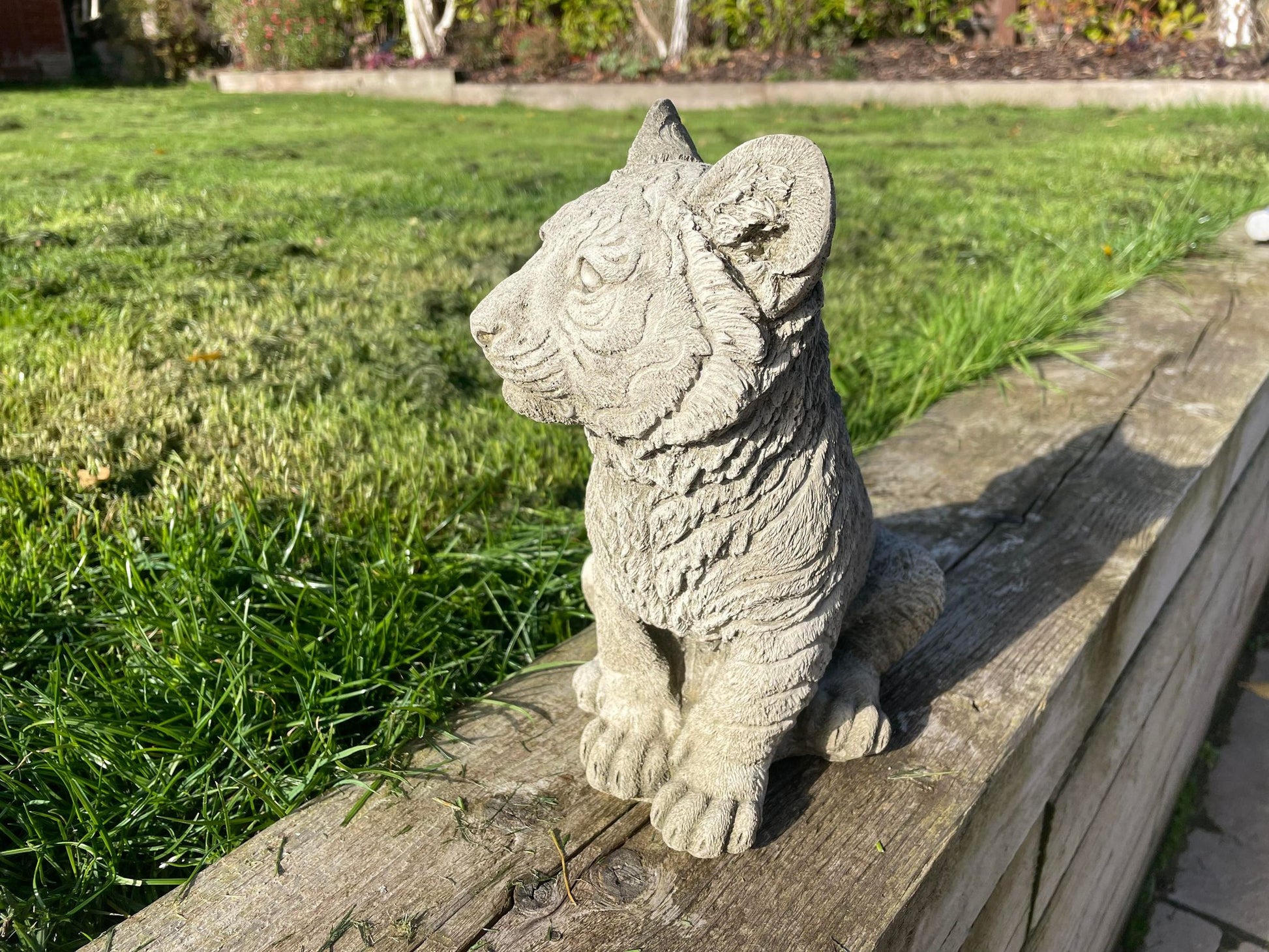 Tiger Cub Statue - Backyard Bliss